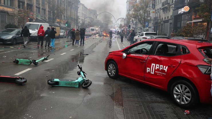 погром в брюсселе, брюссель, беспорядки