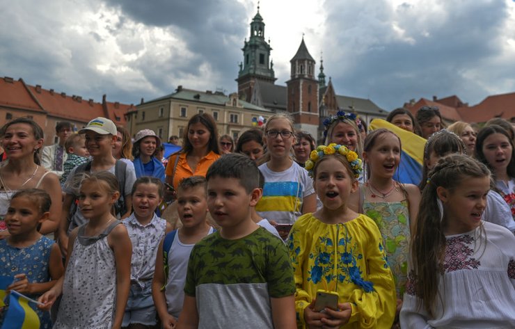 дети, чехия, беженцы