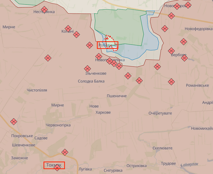Токмак на карте, карта боевых действий, Токмак сейчас, Токмак город, Токмак Запорожская область, Запорожская область