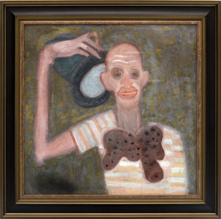 Семан Ференц "Клоун", 1960-е картон, масло, смешанная техника 82 x 87 см Эстимейт: 15 000 — 20 000 $ Стартовая цена: 10 000 $