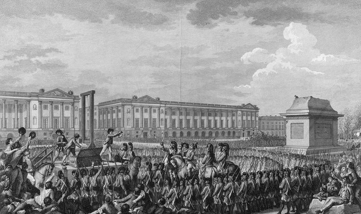 гільйотина, історія гільйотини, що таке гільйотина, хто винайшов гільйотину, Жозеф Гільйотен, страта Людовика XVI, король Франції Людовик XVI, французька революція, гільйотина цікаві факти