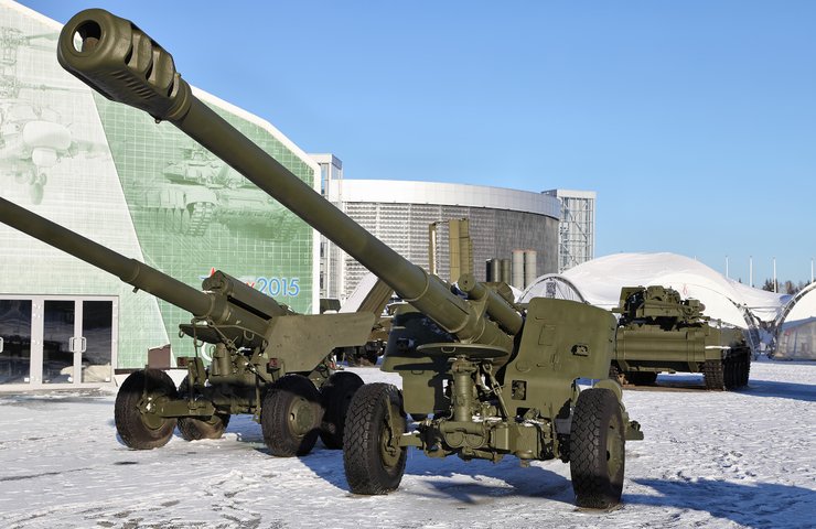 гаубицы, российская армия, Крым, война