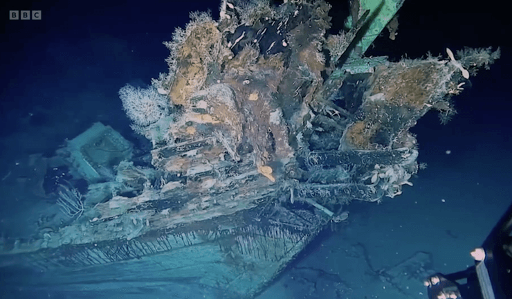 Останки затонувшего корабля "Сан-Хосе"