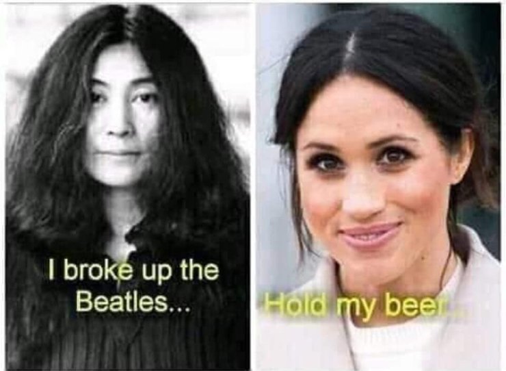 Меган Маркл, интервью, Йоко Оно