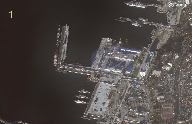 Як виглядає бухта у Новоросійську після удару дронів СБУ 15 грудня