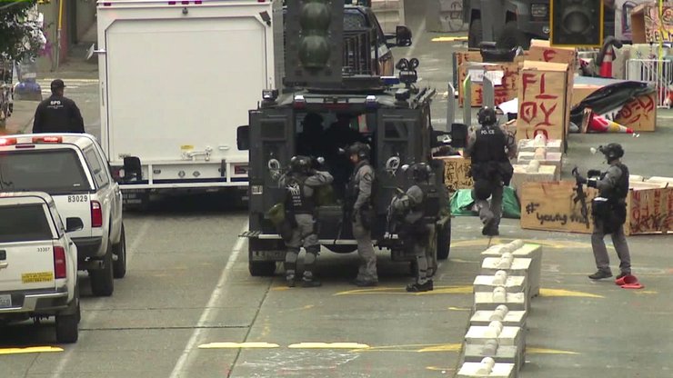 сиэтл, зачистка, автономная зона