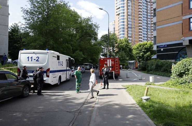 атака дронов на Москву