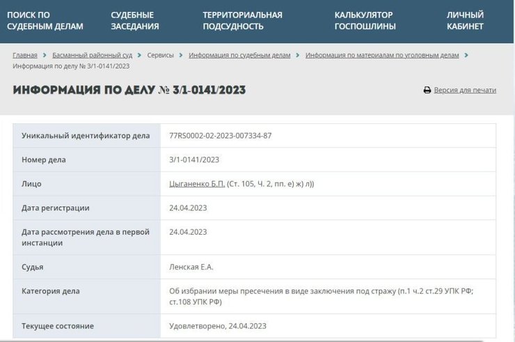 скриншот, судове рішення, суд, рф, росія