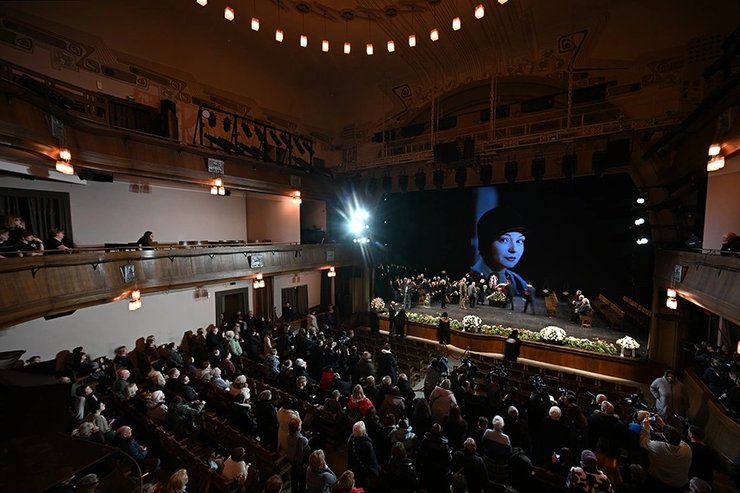 евгения добровольская, прощание