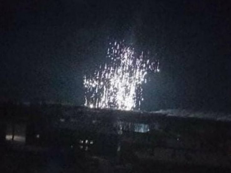 Фосфорные бомбы в Попасной