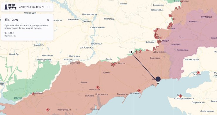 Удар ВСУ, Мариуполь, склады, расстояние, Нептун, Мариуполь