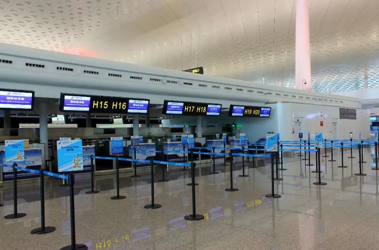 Китай, коронавирус, закрытые аэропорты