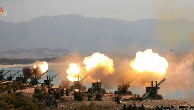 обстрелы, артиллерия, кндр артиллерия