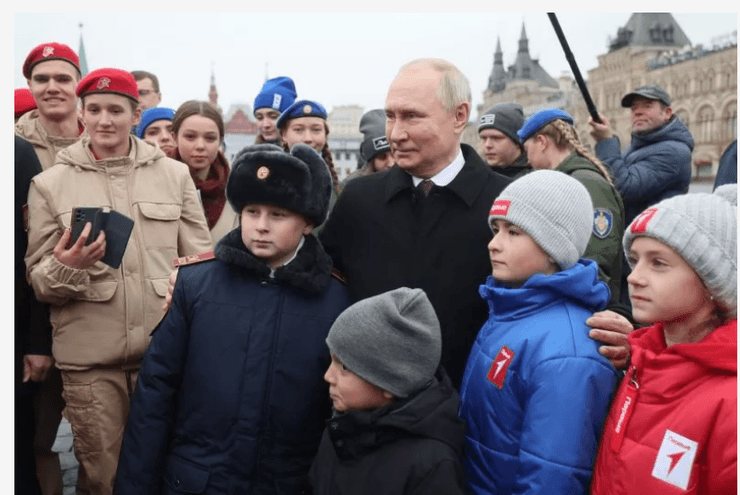 путин с детьми