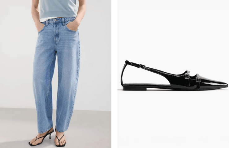 стильне поєднання з джинсами