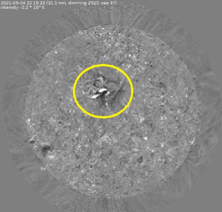 Солнце, магнитная буря, корональная дыра