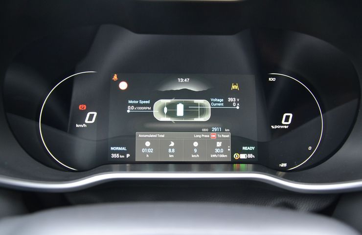 прилади MG ZS EV, MG ZS EV, новий MG ZS, кросовер MG, кросовер MG, електромобіль MG