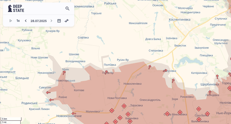 продвижение ВС РФ