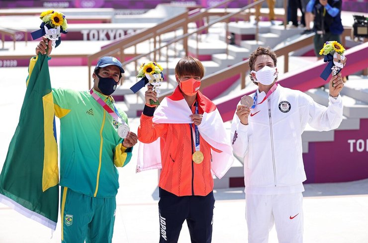 пьедестал, победители, олимпиада, фото