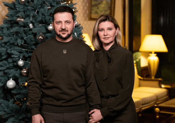 Владимир и Елена Зеленские