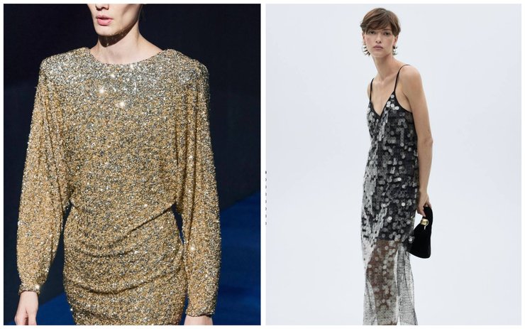 Пайетки, платья, платья на новый год