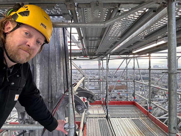 Собор Парижской Богоматери, нотр дам, пожар нотр дам, восстановление собора, джексон дюбуа