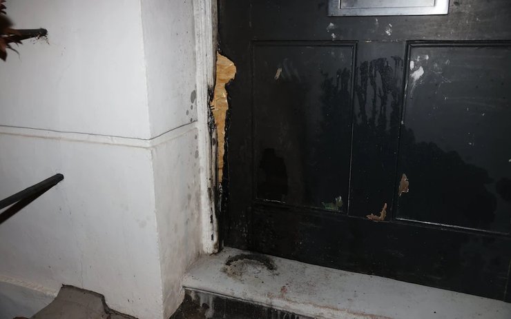 будинок Кіра Стармера підпал