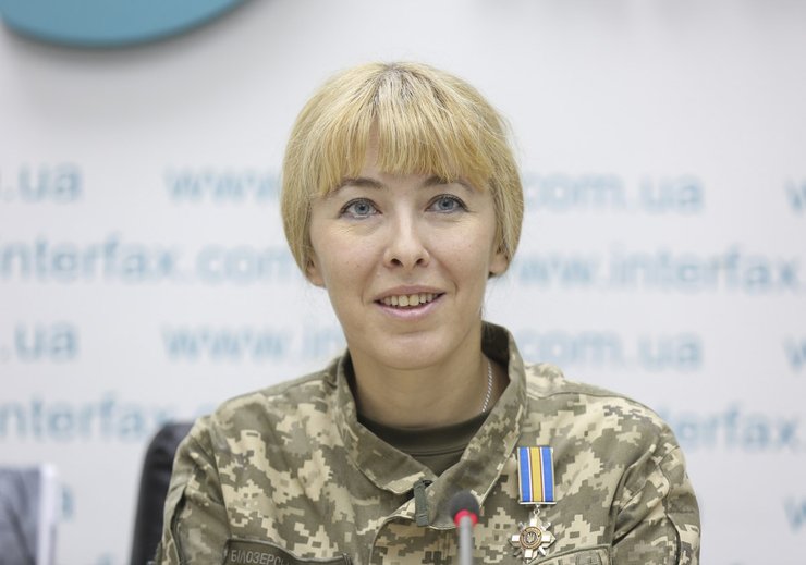 Олена Білозерська, військовий облік України