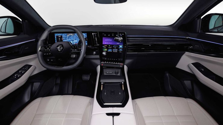 салон renault espace, Renault Espace, Renault Espace 2023, новый Renault Espace, кроссовер Renault Espace