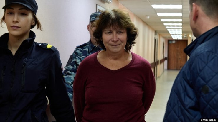 записка на могилі батьків Путіна, Ірина Цибанєва на суді