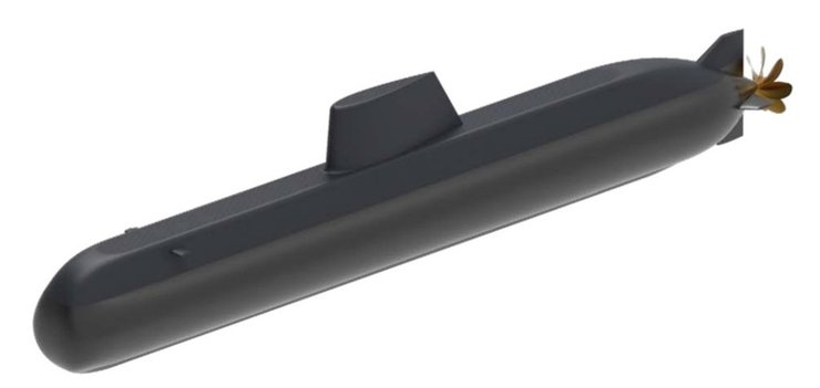 рендер подводной лодки, субмарина, турецкая подводная лодка
