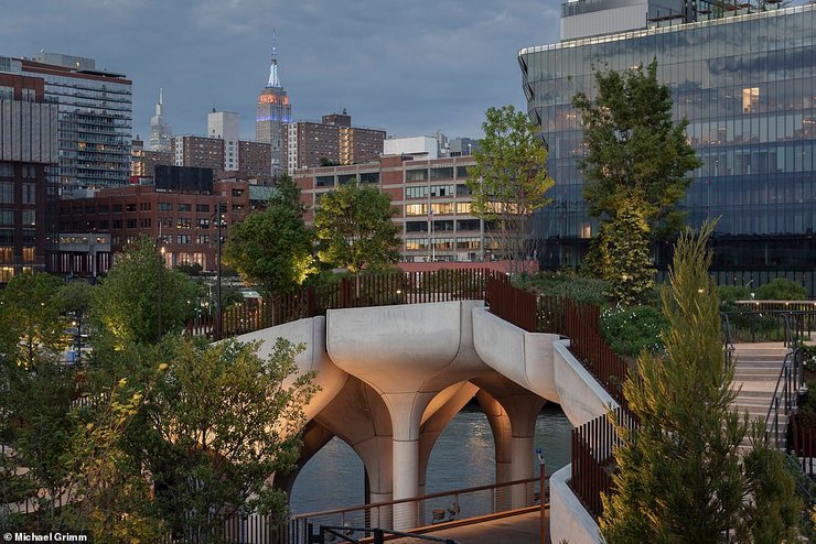 маленький остров, парк, нью-йорк