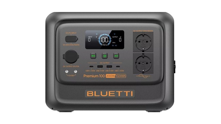 Зарядна станція Bluetti Premium 100 V2 / 1800 Вт / 1024 Вт·год / LiFePO4