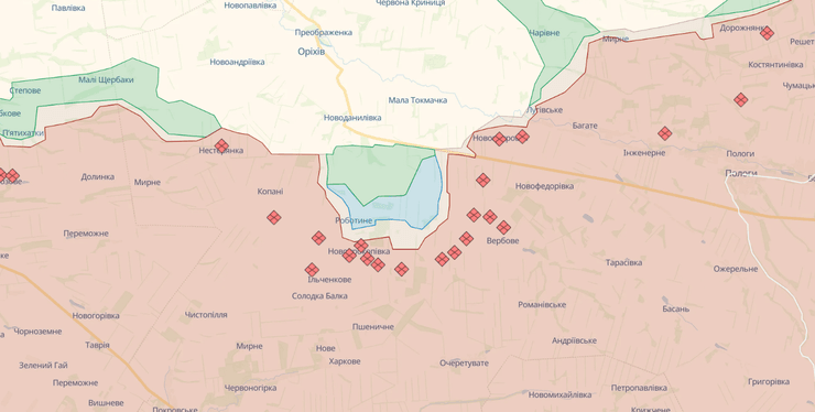 контрнаступление ВСУ, Токмак, прорыв обороны