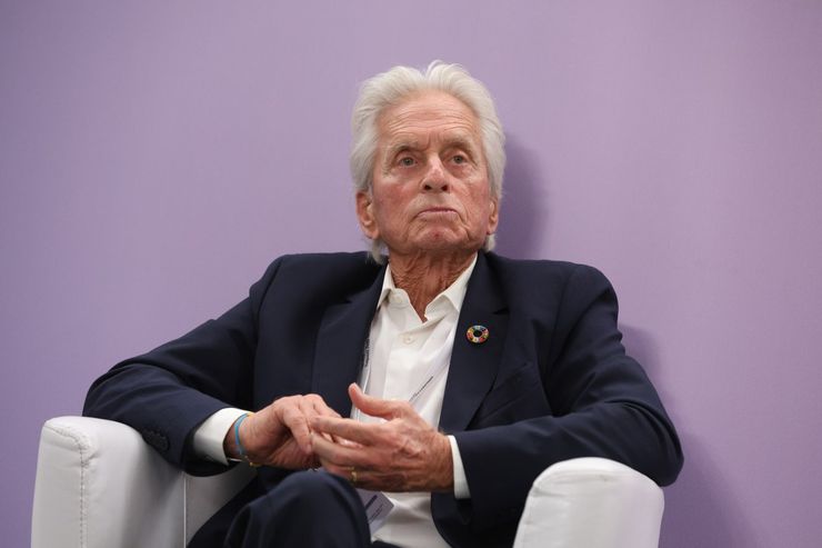 Майкл Дуглас на Саммите первых леди и джентльменов