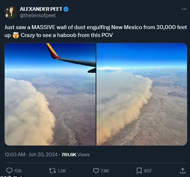 пылевая буря воздух