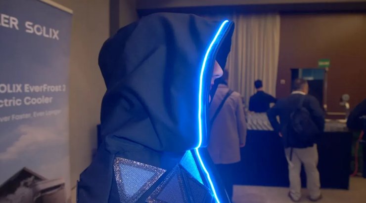 сонячні панелі куртка одяг одяг гнучкі панелі