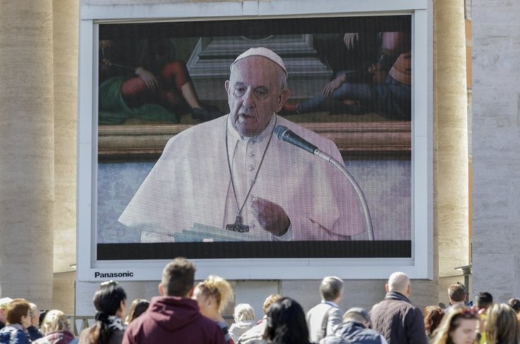 папа римский франциск, проповедь, ватикан