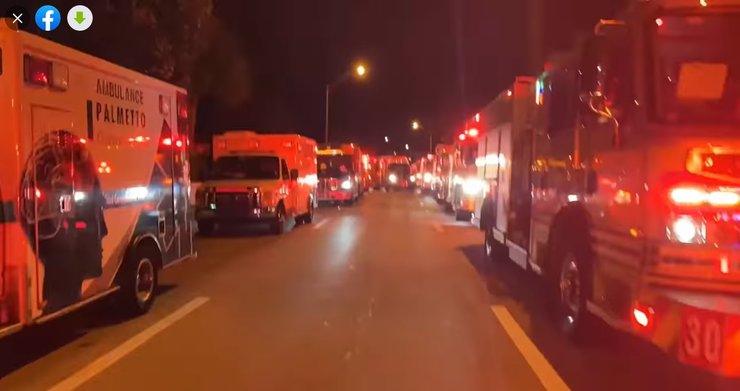 пожарные, флорида, фото