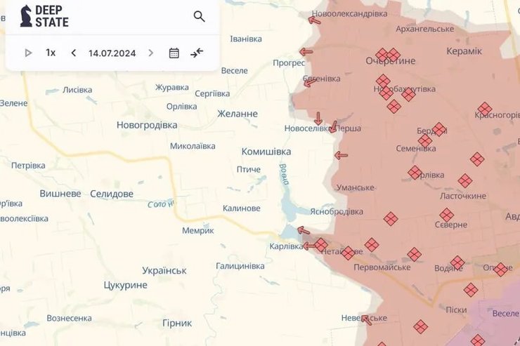 Карта DeepState