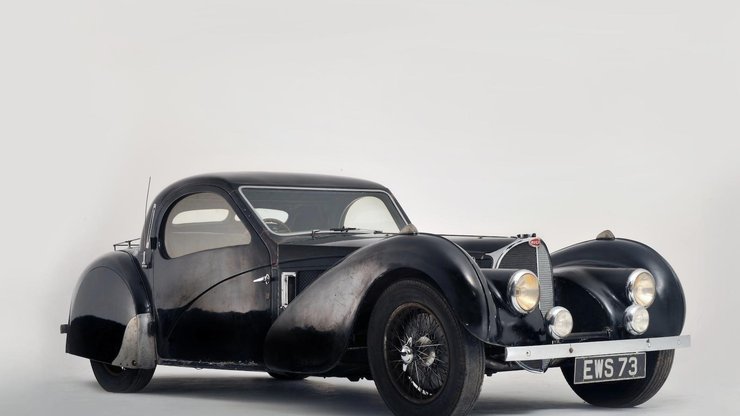 Bugatti 57 Atalante, ретро авто, покинуті авто,