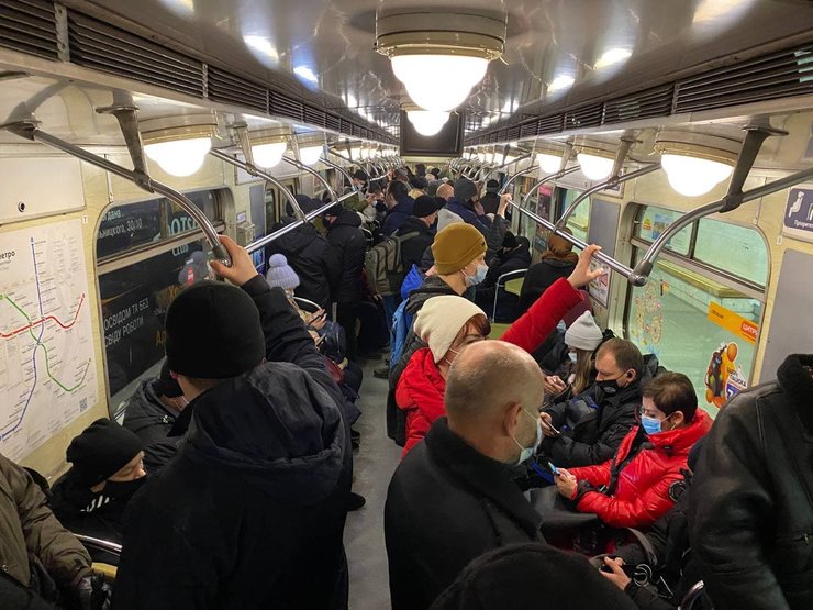 Киев, метро, локдаун, карантин, ограничения, транспорт