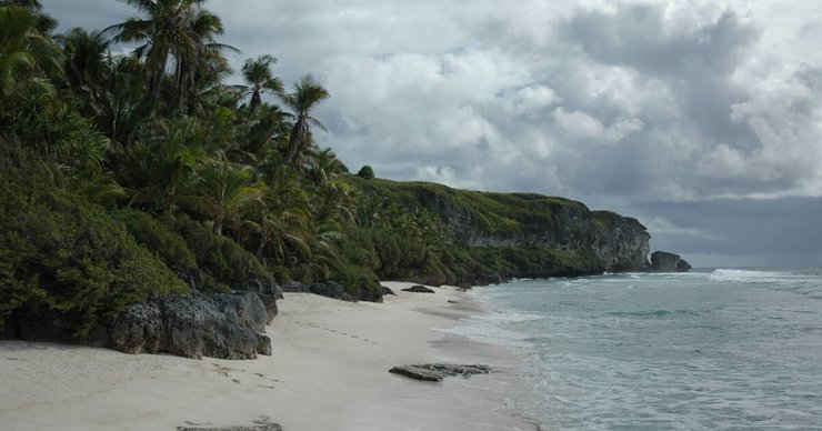 остров Хендерсон,Тихий океан, пляж, фото