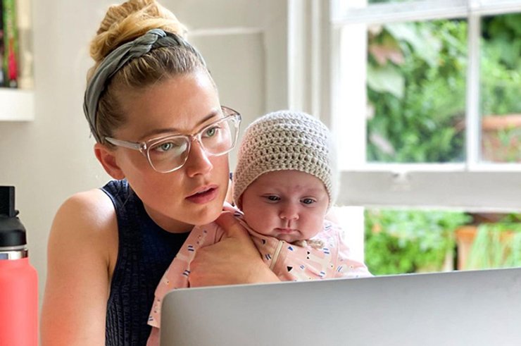 ембер херд, ембер херд дитина