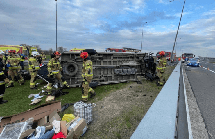 Украинцы пострадали в ДТП в Польше