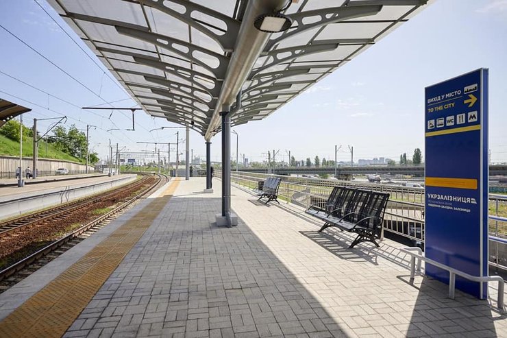 борисполь, аэропорт, поезд