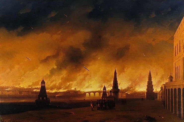 Москва 1812, пожежа Москви, Наполеон Москва, пожежа 1812, війна 1812 року