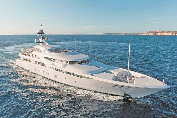 Яхта Путіна, яхта Graceful, Гамбург, яхта Путіна покинула Гамбург