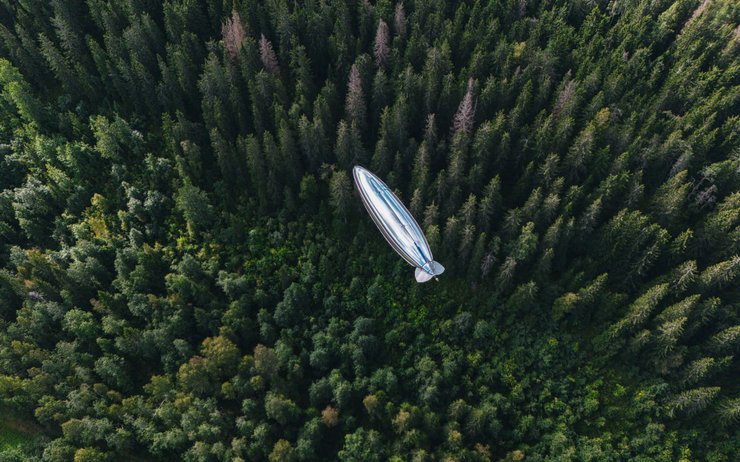 Дирижабль Kelluu проводит разведку