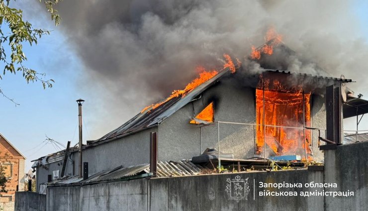 Удары РФ, обстрел, Запорожская область